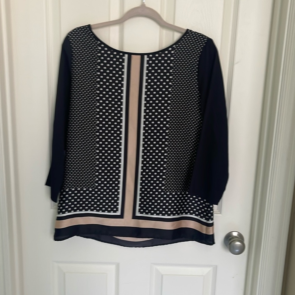 Ann Taylor top- silky material - great work or play- very classy.